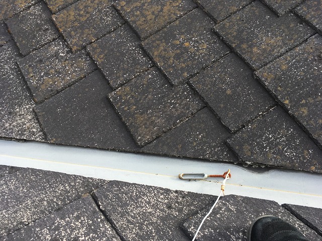 谷板金の確認を実施